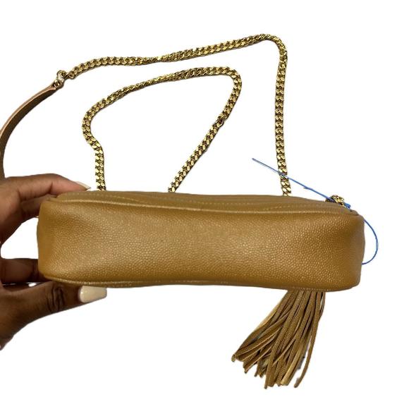 SAINT LAURENT pre-loved mini lou bag in brown - Picture 3 of 5